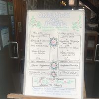 Menu  at O Oriente no Porto in Porto