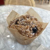Blueberry 🫐 muffin  at chloe in New York City