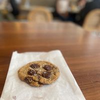 Chocolate chunk and sea salt cookie! The best! at chloe in New York City
