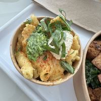 Corn Mac and cheese - amazing!   at chloe in New York City