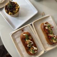 Meatball parm and Mac n cheesee  at chloe in New York City