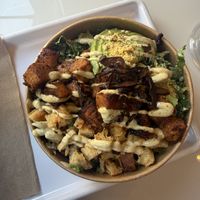 Kale caesar with tempeh  at chloe in New York City