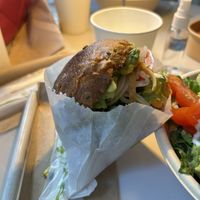 Guac burger  at chloe in New York City