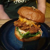 Kimchi burger at O Gambuzino Burger Clube in Lisbon