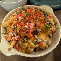 Cheesy chips at O Gambuzino Burger Clube in Lisbon