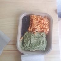 Green mole tofu at Verde Vida II - Pimentel in Porto