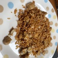 (Vegan) mushroom rice  at Soho Cottage in Oldbury