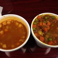 chickpeas and vegetable curry at Rajdhani in Norcross