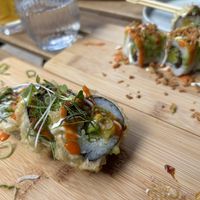 Tempura roll  at Ima in London
