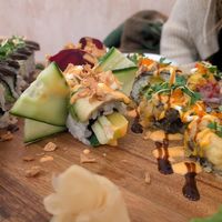 Dragon roll (before he was eaten) 🐉   at Ima in London