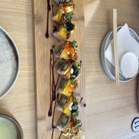 Mango ‘tuna’ rolls  at Ima in London