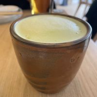 Match ‘honey’ latte  at Ima in London