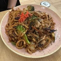 Yakisoba noodles   at Ima in London