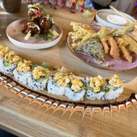 sweet corn tofu roll  at Ima in London