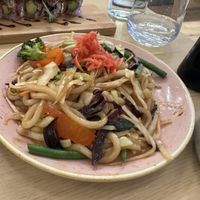 Vegetable Yakiudon  at Ima in London