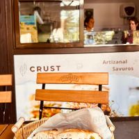 The sandwich is so big and filling , it’s a meal by itself  at CRUST ( Focaccerie) in Sinaia
