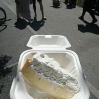 Passionfruit tart at Makers Market NQ 💯 at Teatime Collective in Manchester