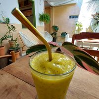 Suco de maracujá dos deuses at A Varandinha in Itacare