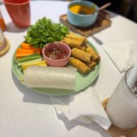 Spring rolls at iVegan Supershop Nha Trang - Healthy Plant Based Cafe in Nha Trang