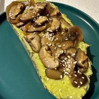 Avocado mushroom on sourdough bread! #Veganuary at iVegan Supershop Nha Trang - Healthy Plant Based Cafe in Nha Trang