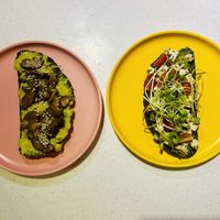 Avocado mushroom and Pesto toast   at iVegan Supershop Nha Trang - Healthy Plant Based Cafe in Nha Trang