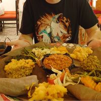 Vegane Platte für 2 Personen at Enat in Cologne