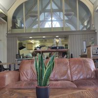 Comfy sofa! at Old School Cafe in Bury St Edmunds