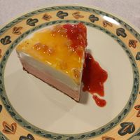 sorbet cake at La Fucina  in Cison Di Valmarino