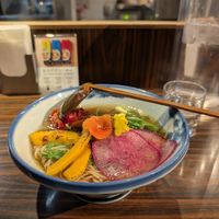 vegan ramen at Azabujuban AFURI - 麻布十番 in Tokyo