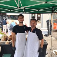 Father & son. at treego - Padaria Artesanal Sourdough in Lisbon