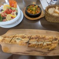 Pide with Mushrooms (Karadeniz Mantarli - specify WITHOUT cheese) at Adres Lokantası Erzurum in Erzurum