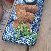 Vegetarische kroketten. at The Raven Inn in Devizes