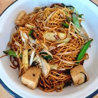 Mi xao chay at Oren Pho Vietnamese Restaurant in Northampton