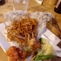 Mixed plate at Oren Pho Vietnamese Restaurant in Northampton