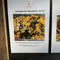 menu  at Beach, Bites & Bowls in Byron Bay