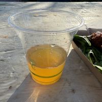 fresh apple juice   at Beach, Bites & Bowls in Byron Bay