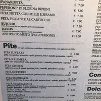 Other dishes may be vegan but this would need to be checked with staff    at Kalimera L'Angolo Greco in Florence