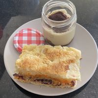 Breakfast the next day at home! Yum 😋   at Amy Focaccia in Torremolinos