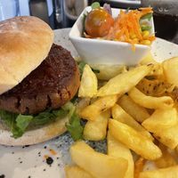 Vegan burger   at The Horseshoe in Listowel