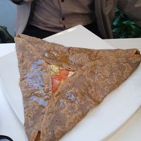 Vegan Cheese and tomato Crêpe at Casa Del Gelato in Nice