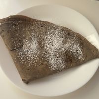 Dark chocolate crepe   at Casa Del Gelato in Nice