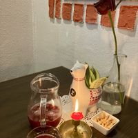 Saft aus lila Mais  at Pachamama in Bremen