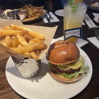 Moving mountain burger  at Hard Rock Cafe - Picadilly Circus in West London
