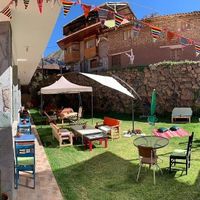 Big garden  at ANDÉN in Pisac