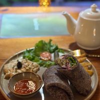 Gluten free falafel at Lumuma in Pokhara