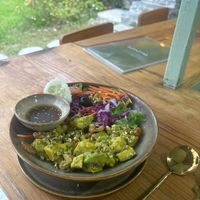 Avocado salad at Lumuma in Pokhara