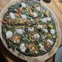 Pesto pizza   at Lumuma in Pokhara