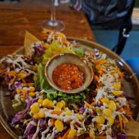 Cold nachos at Lumuma in Pokhara