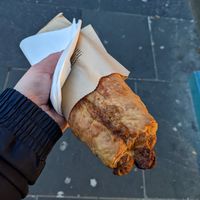 Double potato roll at The Piemaker in Edinburgh