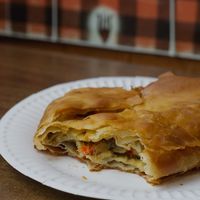 Mushroom vergas bake at The Piemaker at The Piemaker in Edinburgh
